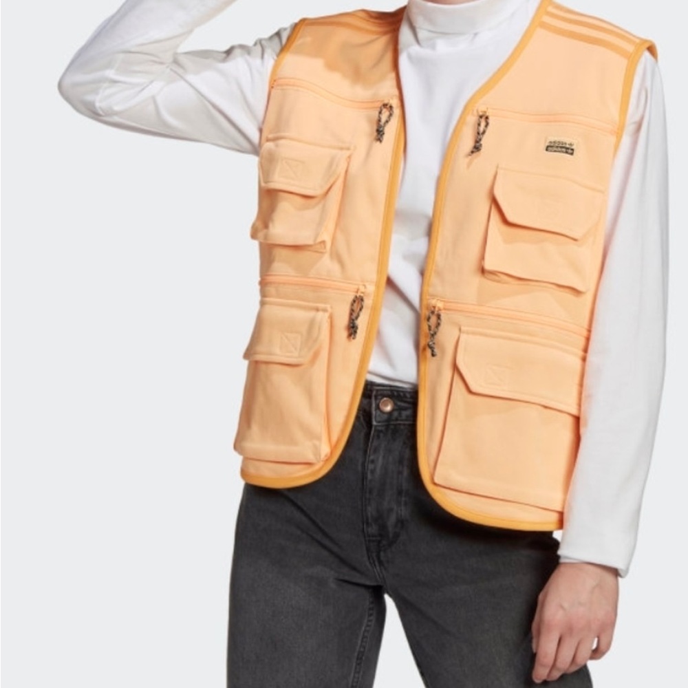 WOMENS ADIDAS ORIGINALS R.Y.V. UTILITY CARGO VEST SZ SMALL -MEDIUM-2XTRA SMALL